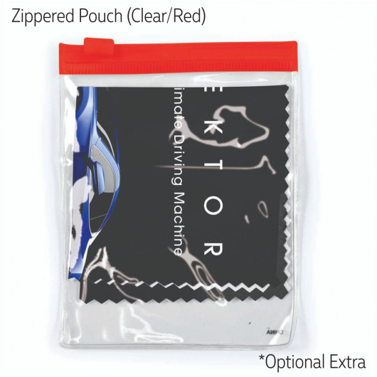 Zippered Pouch Red